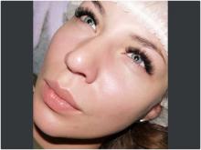 Нарощенные ресницы моя работа - 1